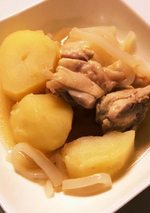 鶏肉とじゃがいもの煮物-レシピのメイン写真