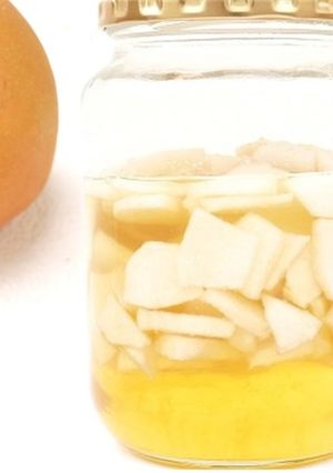 秋の乾燥に！せき・のど【梨シロップ】-レシピのメイン写真