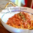 ツナとニンニクのトマトクリームパスタ