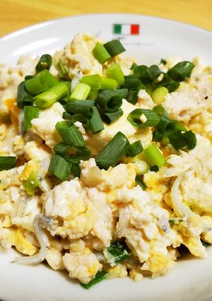 超ヘルシー♪豆腐と鳥むねひき肉の卵炒め煮-レシピのメイン写真