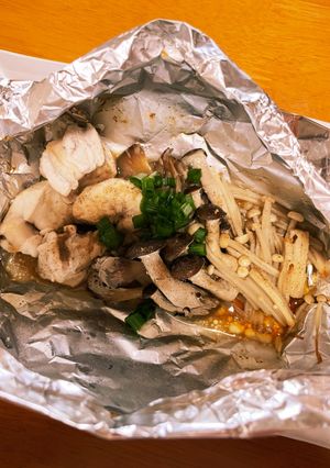 鮭白子のホイル焼き-レシピのメイン写真