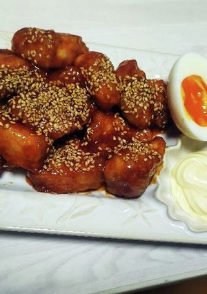 焼肉のたれで！簡単ヤンニョムチキン-レシピのメイン写真