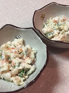 カニカマ しんじょ風 レンチン 卵白-レシピのメイン写真