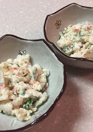 カニカマ しんじょ風 レンチン 卵白-レシピのメイン写真