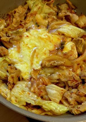 簡単！誰でもできる豚肉のチーズタッカルビ-レシピのメイン写真