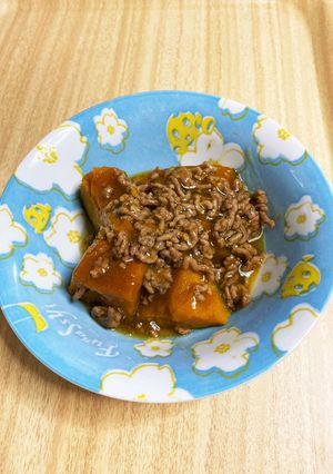 かぼちゃのそぼろあんかけ-レシピのメイン写真