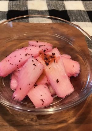 簡単　シャキシャキ長芋のゆかり甘酢漬け-レシピのメイン写真