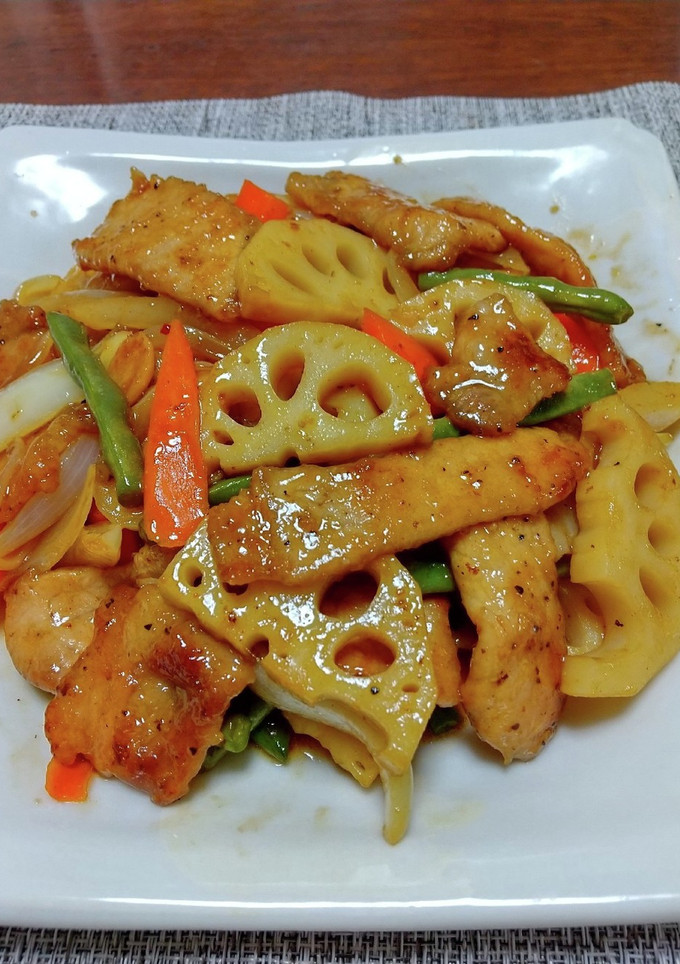 豚肉と野菜の酢炒め-レシピのメイン写真