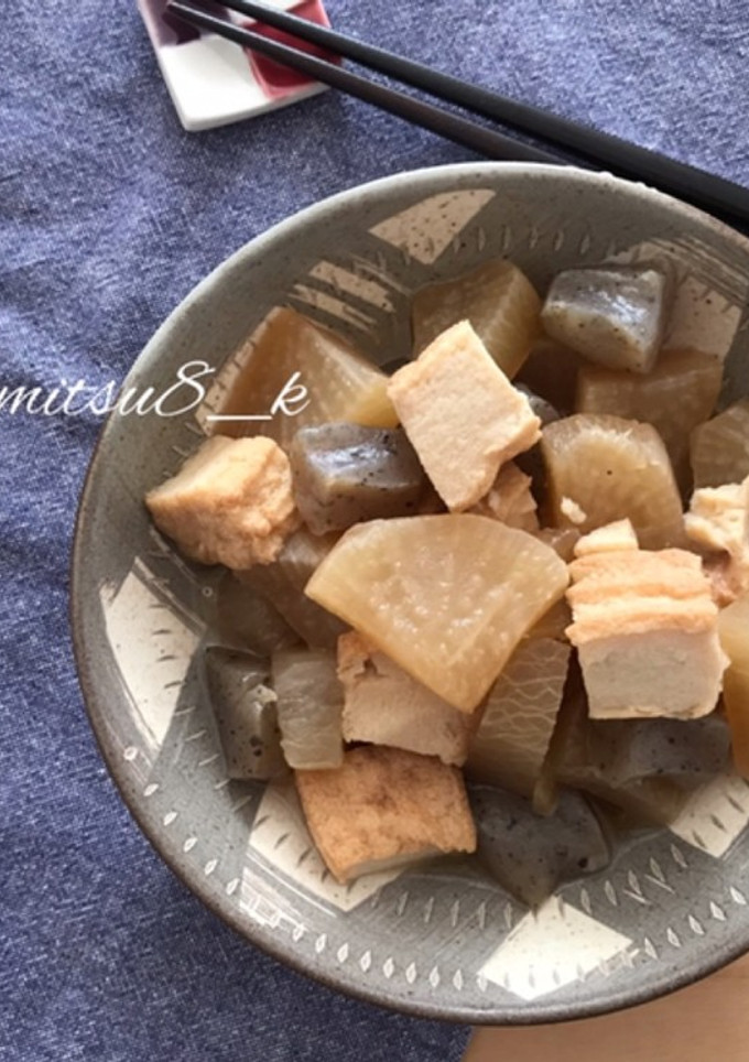 幼児食にも◎優しい味の厚揚げと大根の煮物-レシピのメイン写真