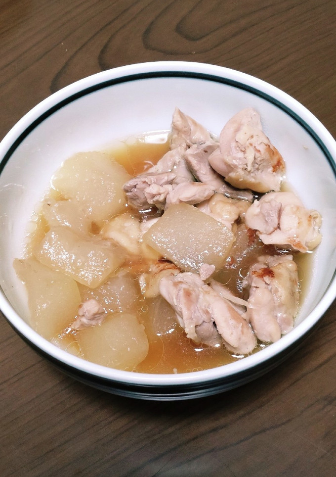簡単 冬瓜と鶏肉の煮物-レシピのメイン写真