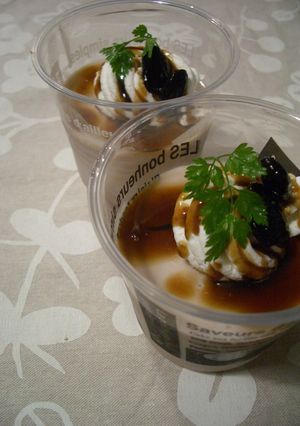 ごろごろ黒豆プリン-レシピのメイン写真