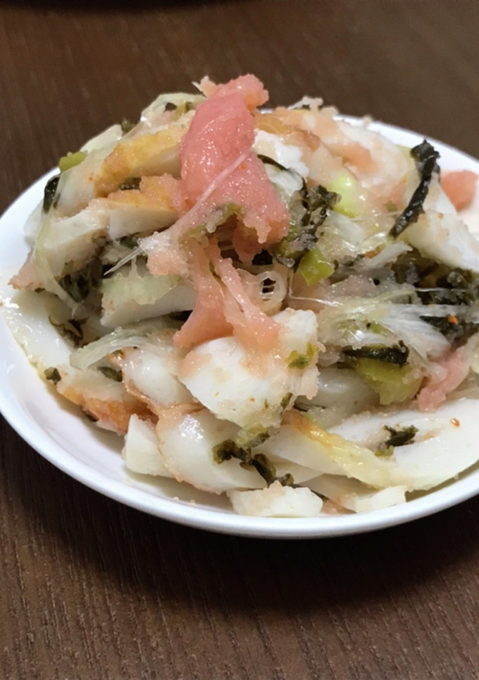 ちくわネギのたらこ高菜和え-レシピのメイン写真