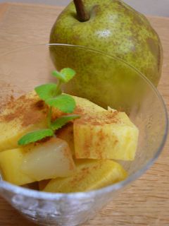 洋ナシとさつま芋のレモン煮-レシピのメイン写真