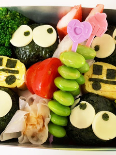 まっくろくろすけ幼稚園お弁当-レシピのメイン写真