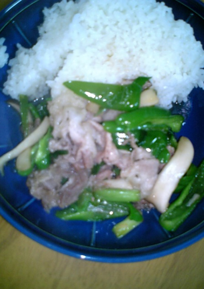 ピーマンとエリンギと豚肉の炒め物-レシピのメイン写真
