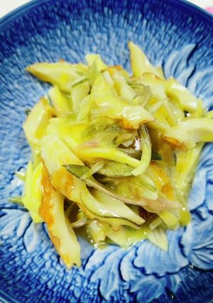 茗荷と竹輪の辛子酢味噌和え-レシピのメイン写真