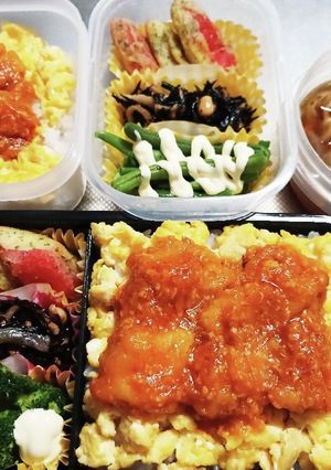 高校生息子＆旦那弁当（10/5）-レシピのメイン写真