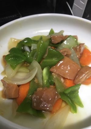 我が家の焼鳥缶詰と野菜のレンチン混ぜ-レシピのメイン写真