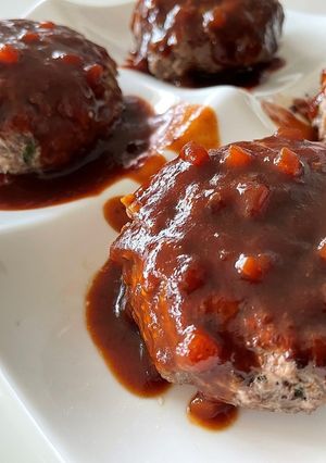 牛ハラミのハンバーグ-レシピのメイン写真