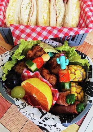 小学校遠足弁当(2021年10月)-レシピのメイン写真