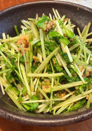 水菜とツナのバルサミコサラダ-レシピのメイン写真