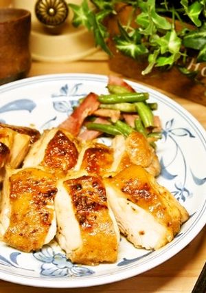 ふっくら♪ガーリック醤油チキンステーキ-レシピのメイン写真