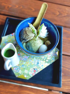 お茶アイス(ほうじ茶、緑茶)-レシピのメイン写真