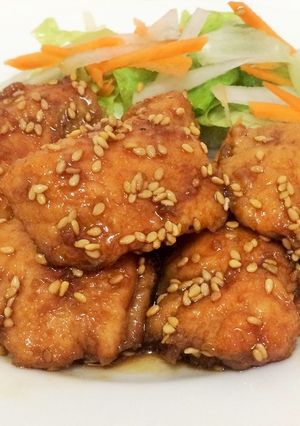 秋鮭のごま照り焼き-レシピのメイン写真