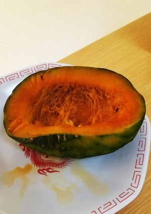 【超簡単】【レンジのみ】カボチャ煮付け風-レシピのメイン写真