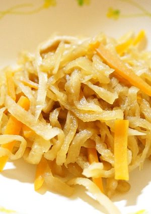 切干大根の炒め煮☆給食メニュー-レシピのメイン写真