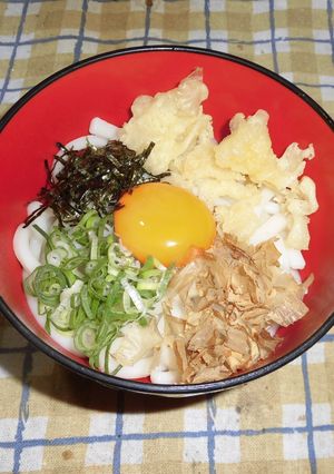 絶品！某な〇卯の玉かけうどん-レシピのメイン写真