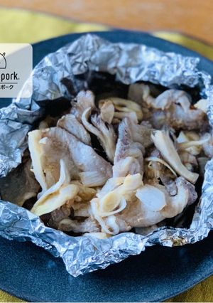 筋力アップ！きのこと豚肉のホイル焼き-レシピのメイン写真