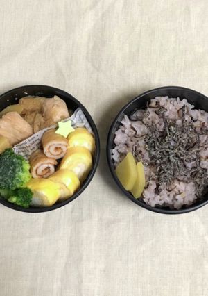自分弁当・10月5日-レシピのメイン写真