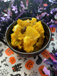 ハローウィン.パイン入りかぼちゃサラダ-レシピのメイン写真