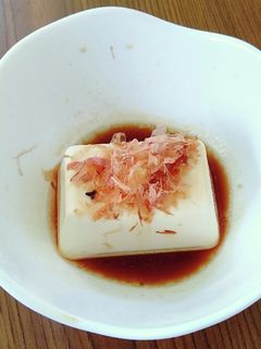生姜とかつお節香るヘルシー豆腐レンジ蒸し-レシピのメイン写真