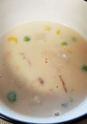 市販のカップスープをかさ増しアレンジ-レシピのメイン写真