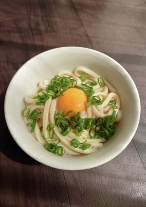 超簡単！！釜玉うどん！！-レシピのメイン写真