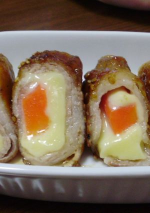 にんじんとチーズの豚サン巻き☆-レシピのメイン写真