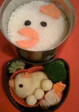 にわとりべんと。＊キャラ弁＊-レシピのメイン写真