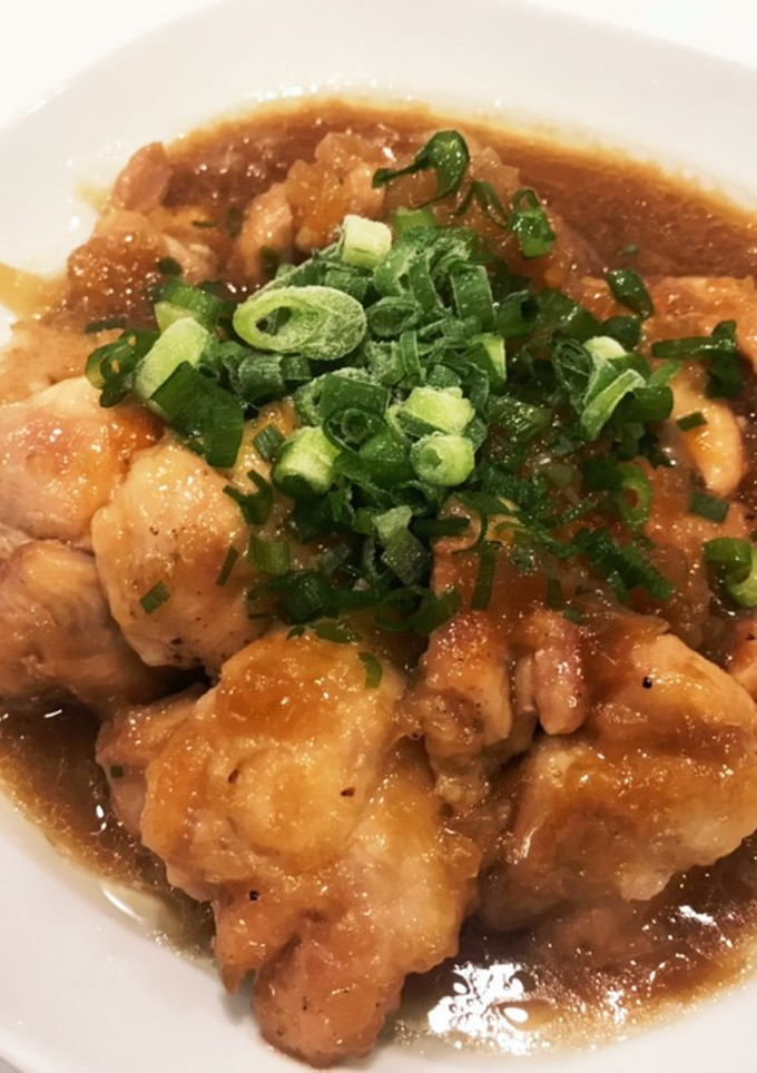 玉ねぎと鶏肉のみぞれ煮-レシピのメイン写真