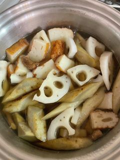 冷凍レンコン、ごぼう、さつま揚げの煮物-レシピのメイン写真