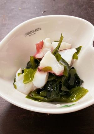 簡単!*調味料2つでタコの酢の物*-レシピのメイン写真