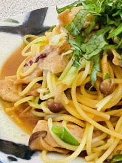 きのこと豚肉の和風パスタ-レシピのメイン写真