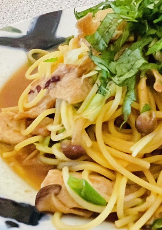 きのこと豚肉の和風パスタ-レシピのメイン写真