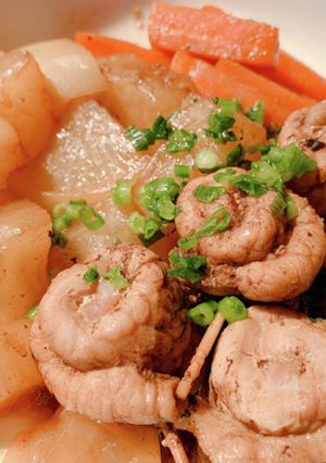 小さなパーティー向け豚肉大根煮付けコーラ-レシピのメイン写真