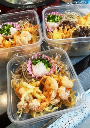 超簡単☆お弁当に天ぷら蕎麦-レシピのメイン写真