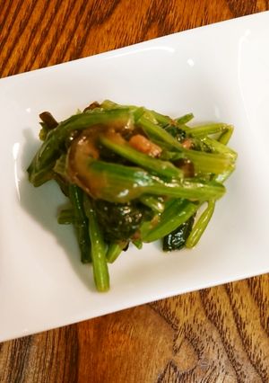 ホウレン草梅肉和え-レシピのメイン写真
