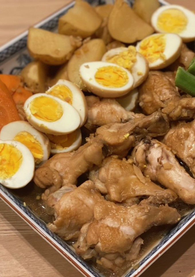 手羽元と根菜とたまごのさっぱりスタミナ煮-レシピのメイン写真