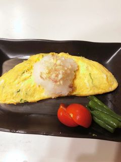 型変!ホタテ香るだし巻きオムレツ♡-レシピのメイン写真