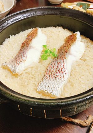 我が家の土鍋 鯛めし-レシピのメイン写真